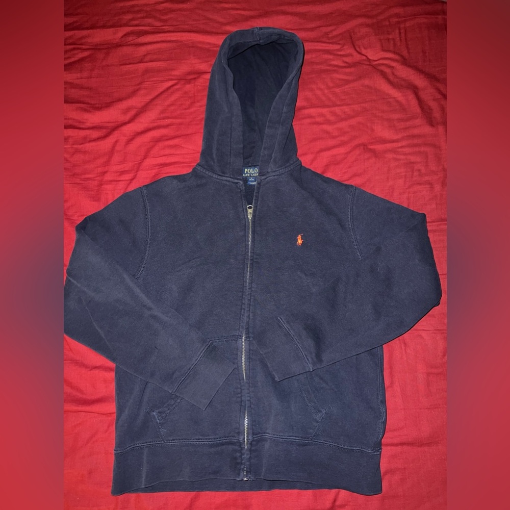Authentic, big boys, designer, Ralph, Lauren, classic hoodie, sweatshirt